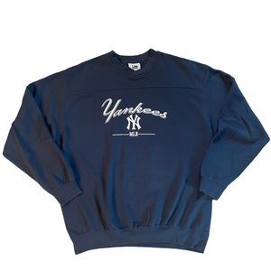 Vintage New York Yankees Sweatshirt Crewneck Vintage Lee Sport Mens Large